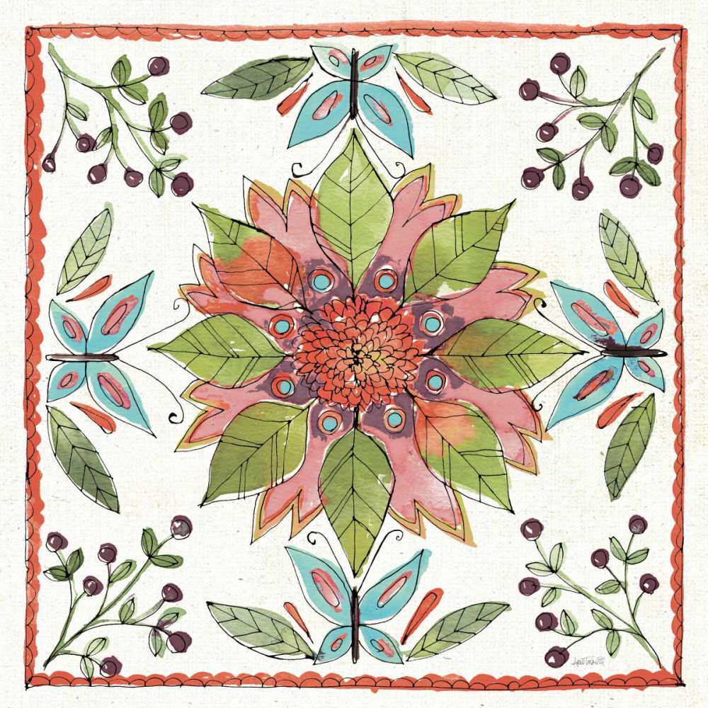 Simply Petals IX Warm art print by Anne Tavoletti for $57.95 CAD