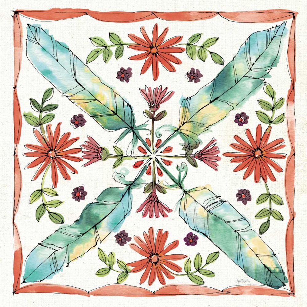 Simply Petals XI Warm art print by Anne Tavoletti for $57.95 CAD