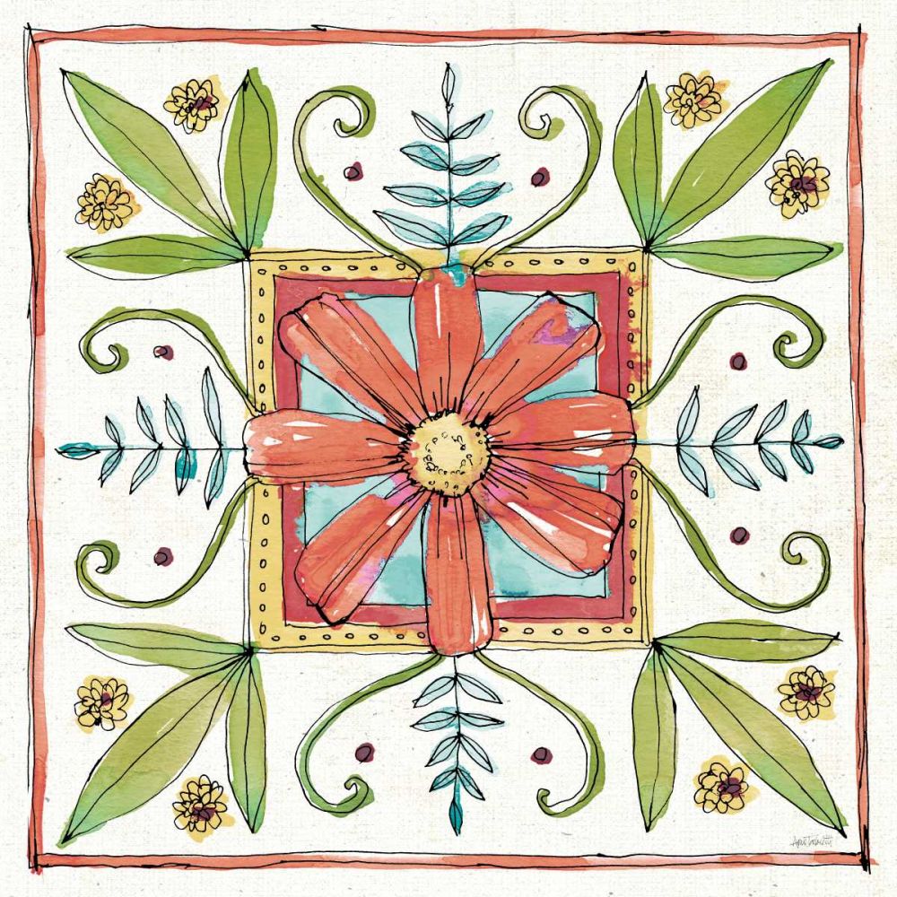 Simply Petals XII Warm art print by Anne Tavoletti for $57.95 CAD