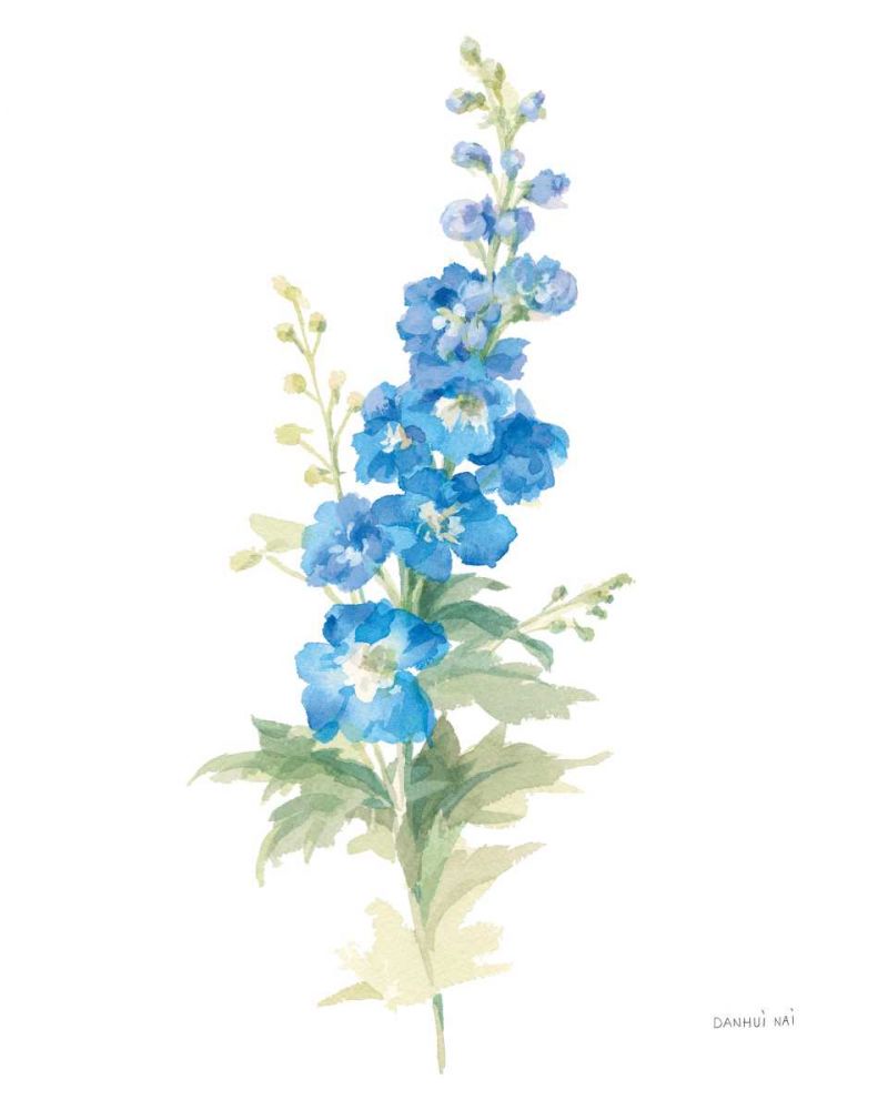 Floursack Florals on White VII art print by Danhui Nai for $57.95 CAD