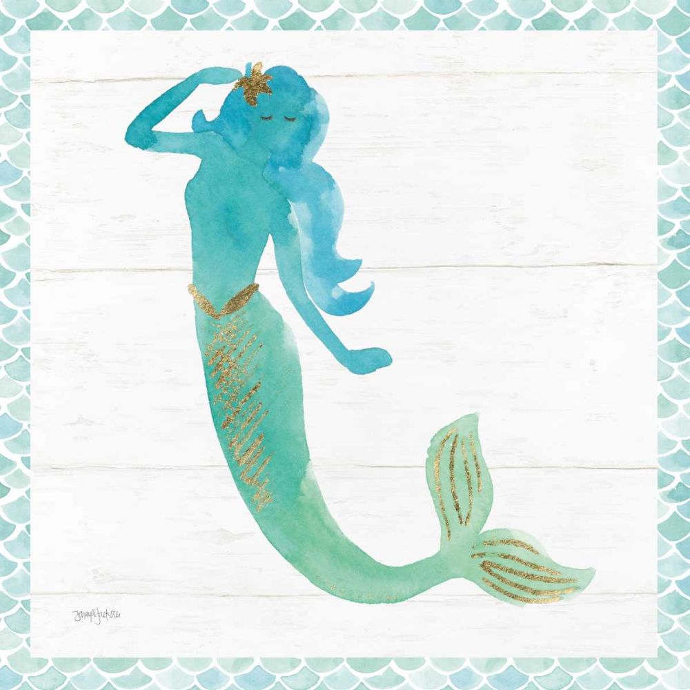 Mermaid Friends IV art print by Jenaya Jackson for $57.95 CAD