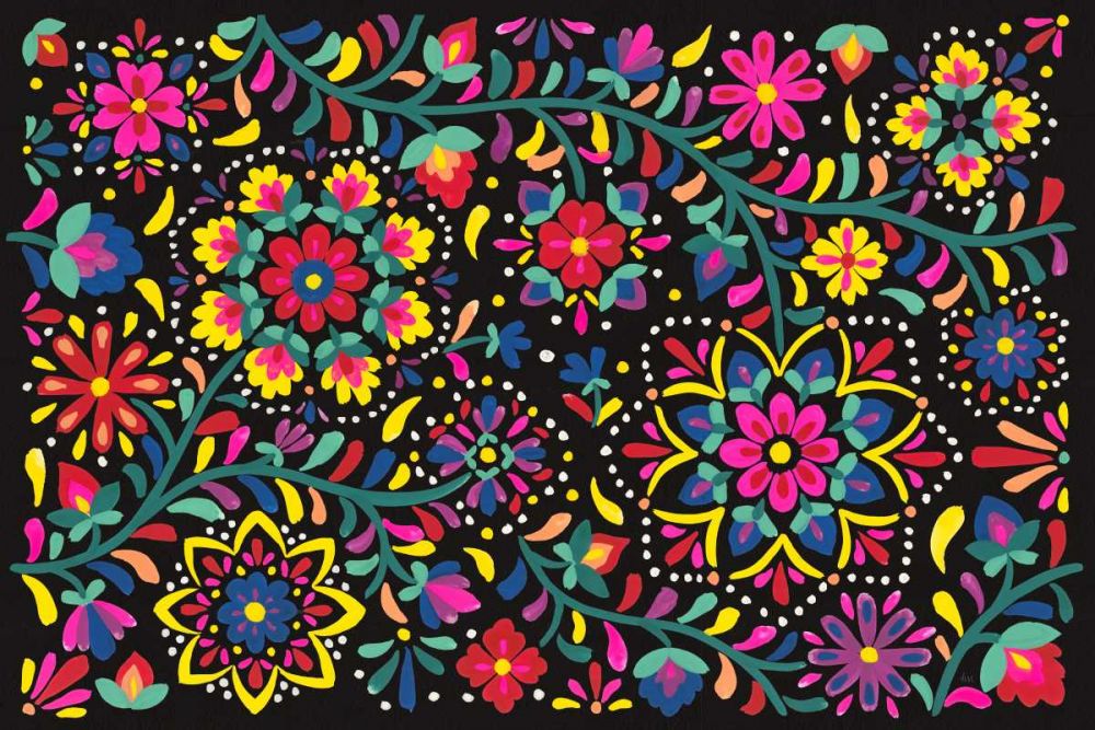 Floral Fiesta I art print by Laura Marshall for $57.95 CAD