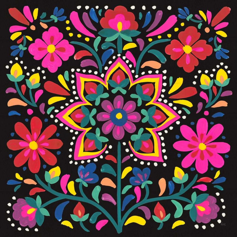 Floral Fiesta III art print by Laura Marshall for $57.95 CAD