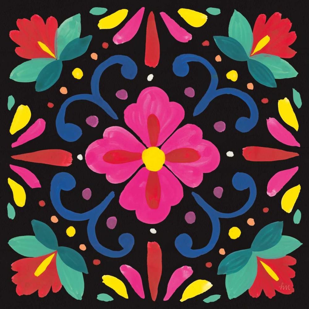 Floral Fiesta Tile VII art print by Laura Marshall for $57.95 CAD