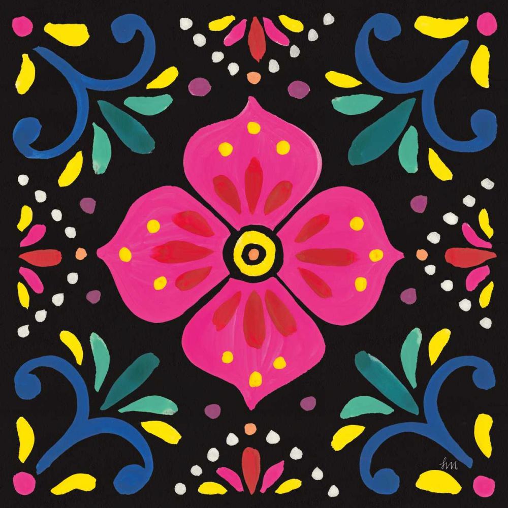 Floral Fiesta Tile IX art print by Laura Marshall for $57.95 CAD