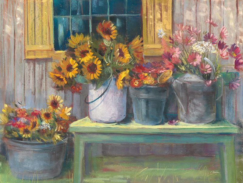 Green Bench art print by Carol Rowan for $57.95 CAD