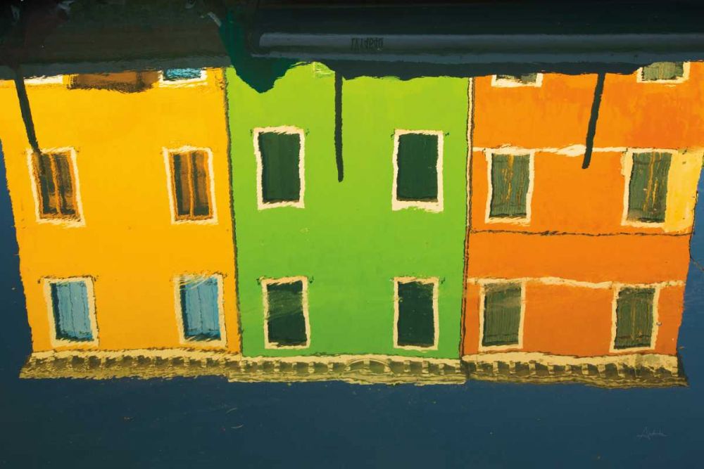 Reflections of Burano IX art print by Aledanda for $57.95 CAD