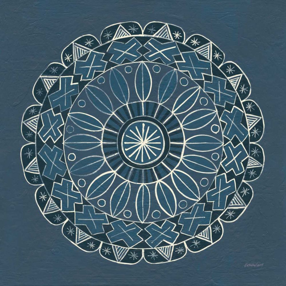 Adire II Cream art print by Kathrine Lovell for $57.95 CAD