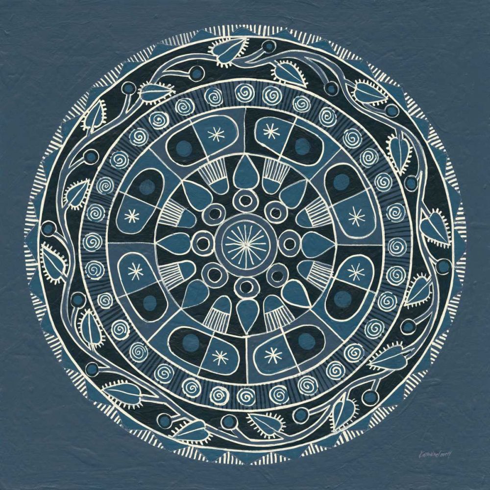 Adire IV Cream art print by Kathrine Lovell for $57.95 CAD