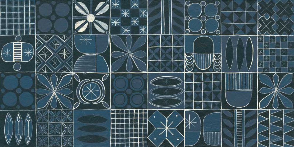 Adire VI Cream art print by Kathrine Lovell for $57.95 CAD