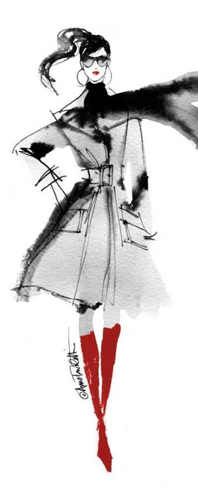 Modern Fashion I Red Crop art print by Anne Tavoletti for $57.95 CAD