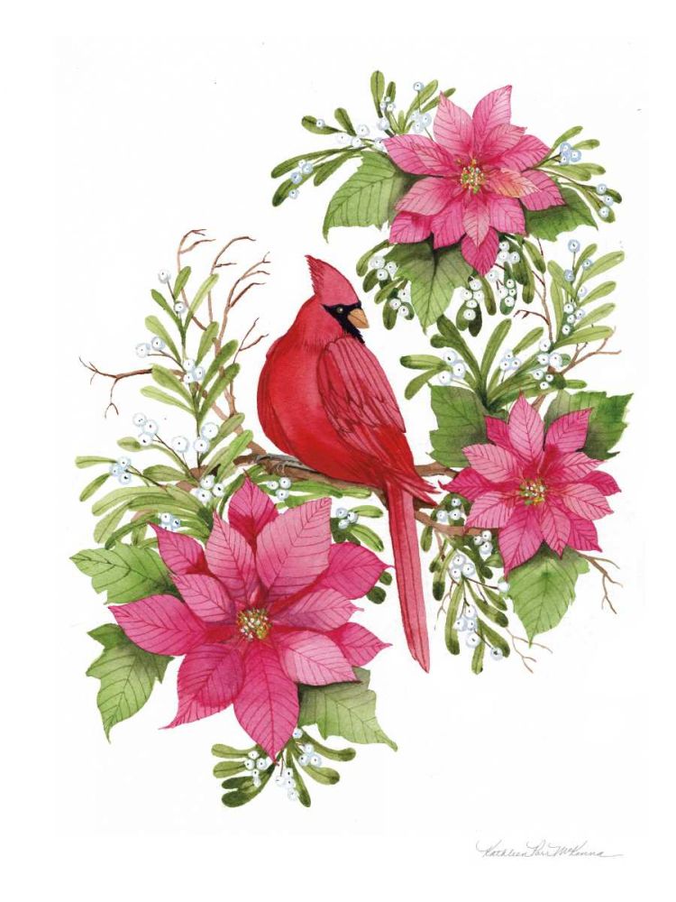 Holiday Happiness I art print by Kathleen Parr McKenna for $57.95 CAD