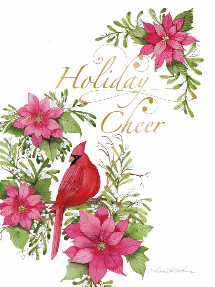Holiday Happiness V art print by Kathleen Parr McKenna for $57.95 CAD
