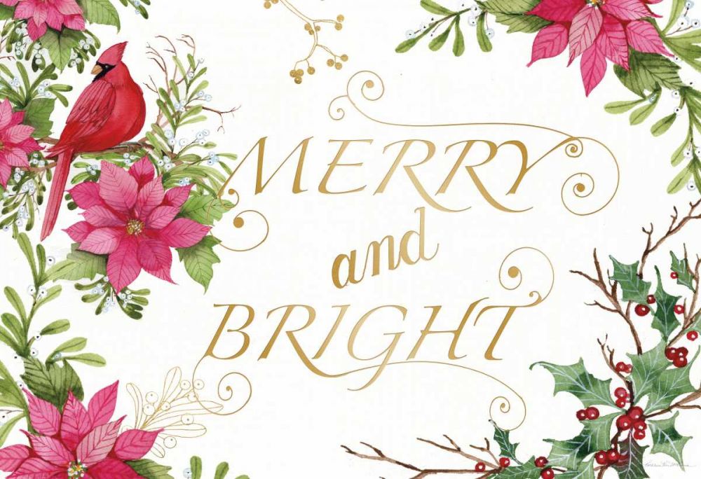 Holiday Happiness VIII art print by Kathleen Parr McKenna for $57.95 CAD