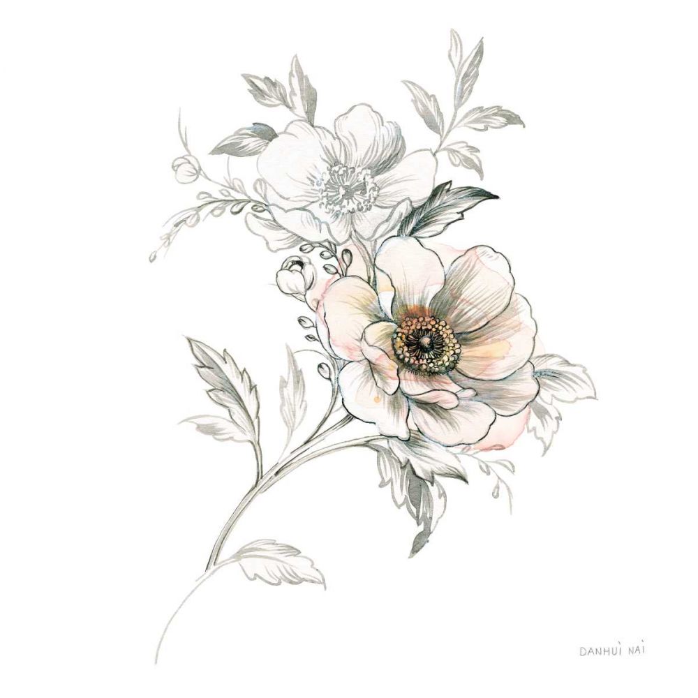 Sketchbook Garden VII art print by Danhui Nai for $57.95 CAD
