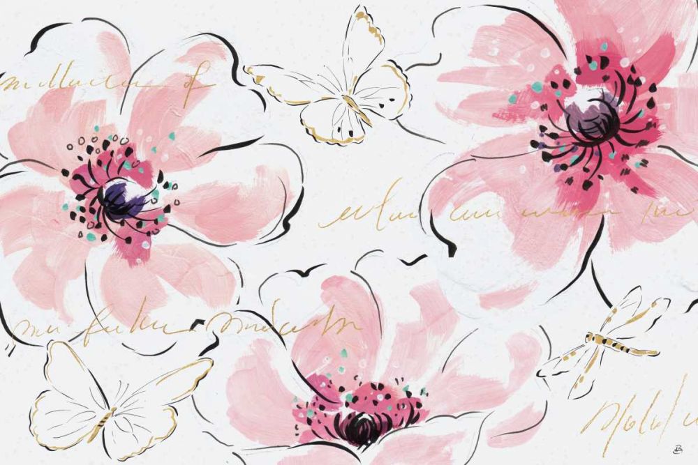 Simply Pink I art print by Daphne Brissonnet for $57.95 CAD