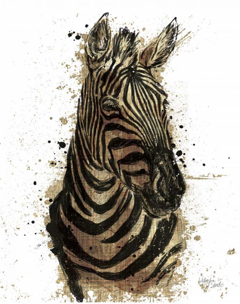 Gold Africa II on White Crop art print by Wellington Studio for $57.95 CAD