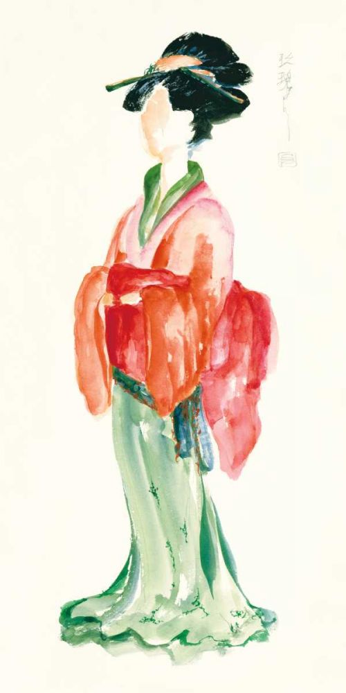 Geisha I Bright Crop art print by Chris Paschke for $57.95 CAD