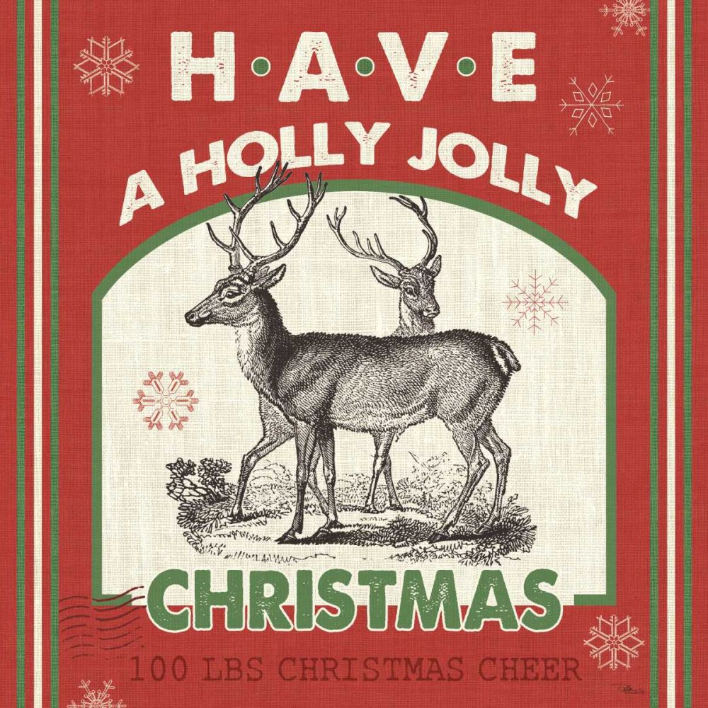 Farmhouse Holiday IV Color art print by Pela Studio for $57.95 CAD