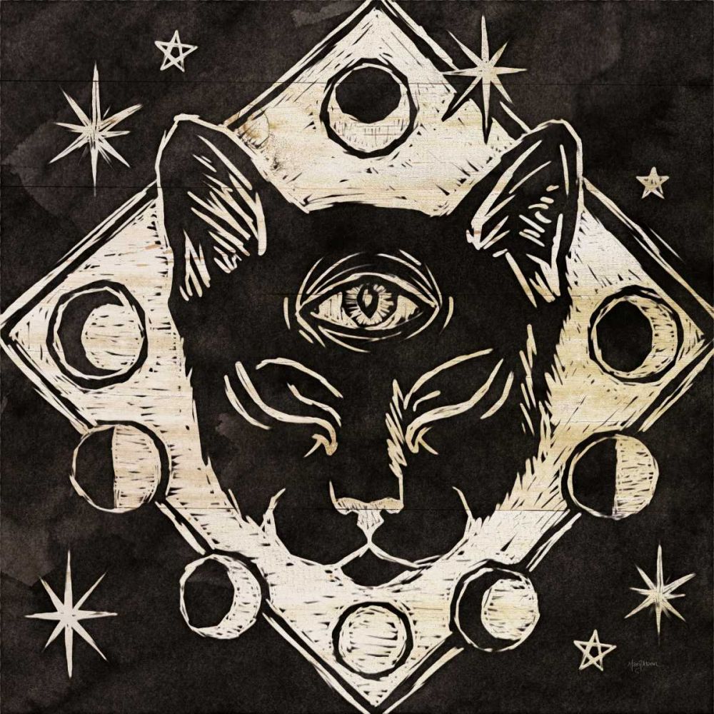 Mystical Halloween Wood IV art print by Mary Urban for $57.95 CAD