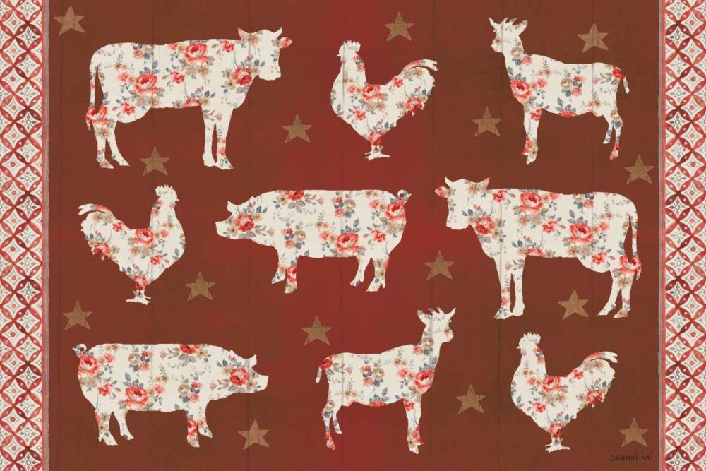 Farm Patchwork IV art print by Danhui Nai for $57.95 CAD