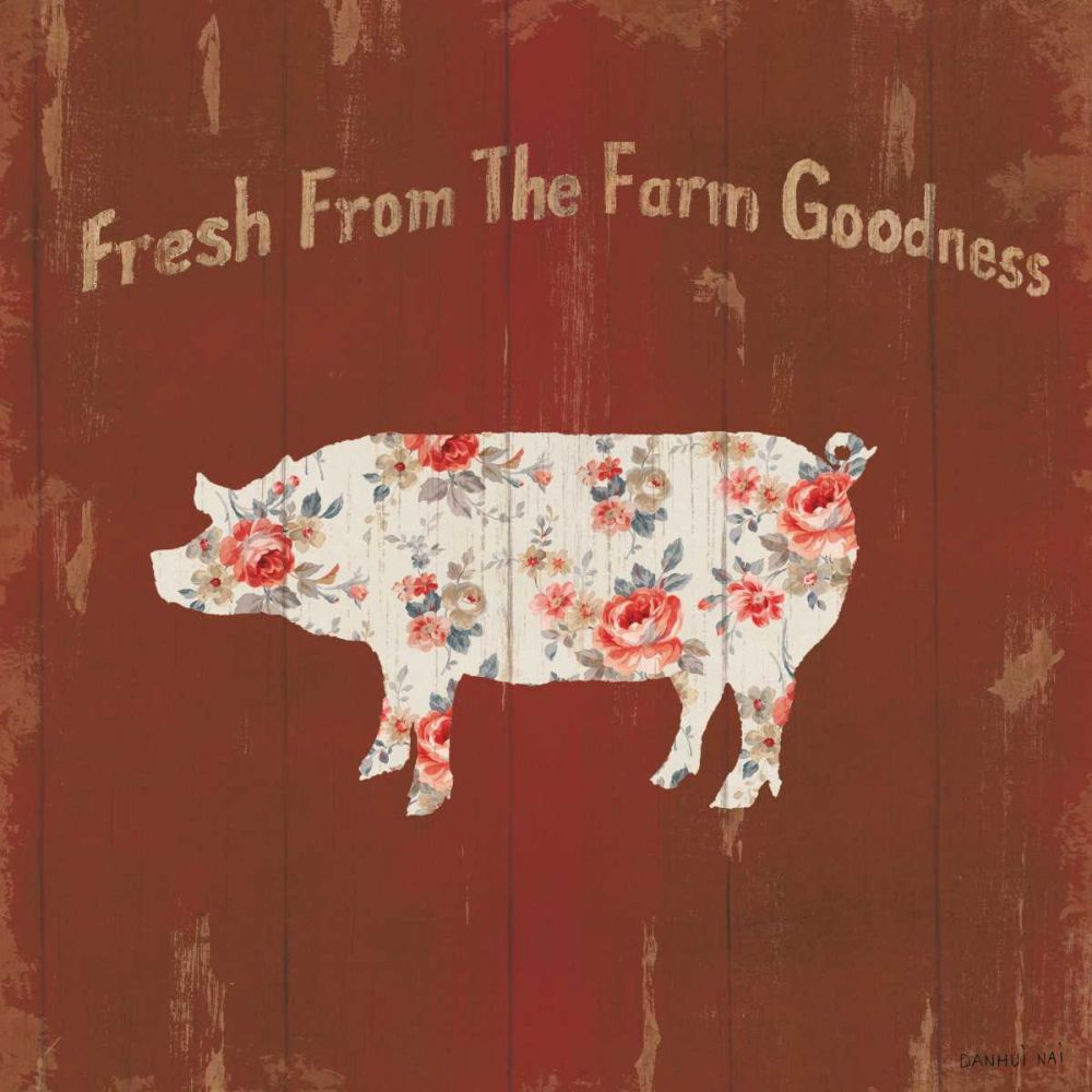 Farm Patchwork X art print by Danhui Nai for $57.95 CAD