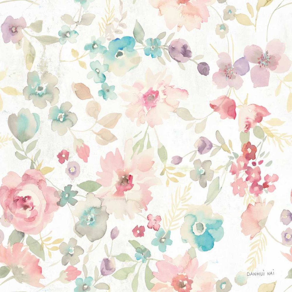 June Blooms Pattern I art print by Danhui Nai for $57.95 CAD