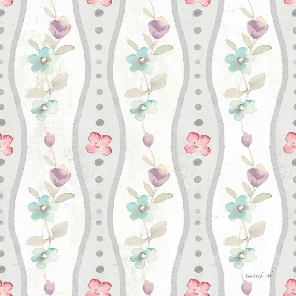 June Blooms Pattern V art print by Danhui Nai for $57.95 CAD