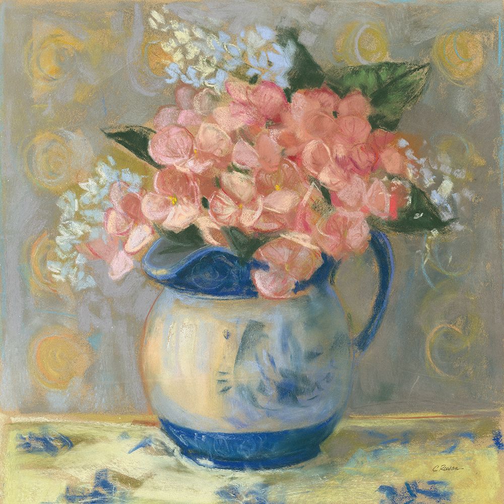 Pink Geraniums art print by Carol Rowan for $57.95 CAD