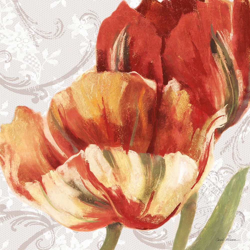 Spring Tulips Red II art print by Carol Rowan for $57.95 CAD