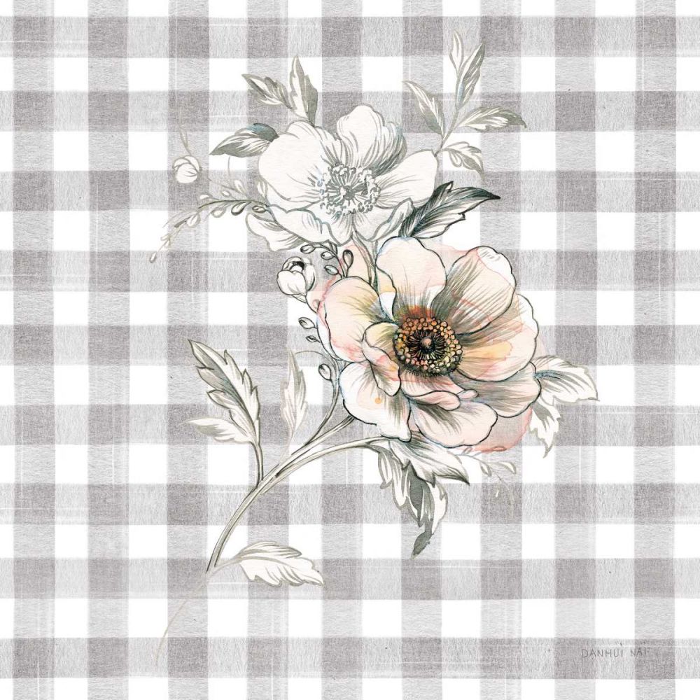 Sketchbook Garden VII Checker art print by Danhui Nai for $57.95 CAD