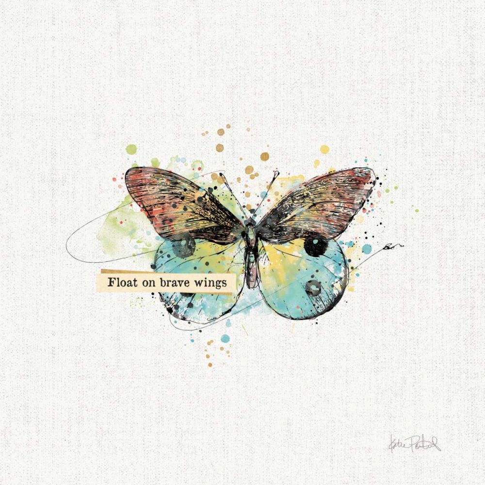 Thoughtful Butterflies III art print by Katie Pertiet for $57.95 CAD