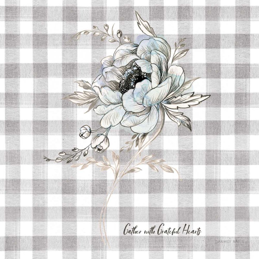 Sketchbook Garden VIII Checker Gather art print by Danhui Nai for $57.95 CAD