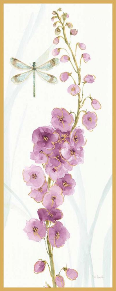 Rainbow Seeds Flowers VII Dragonfly art print by Lisa Audit for $57.95 CAD