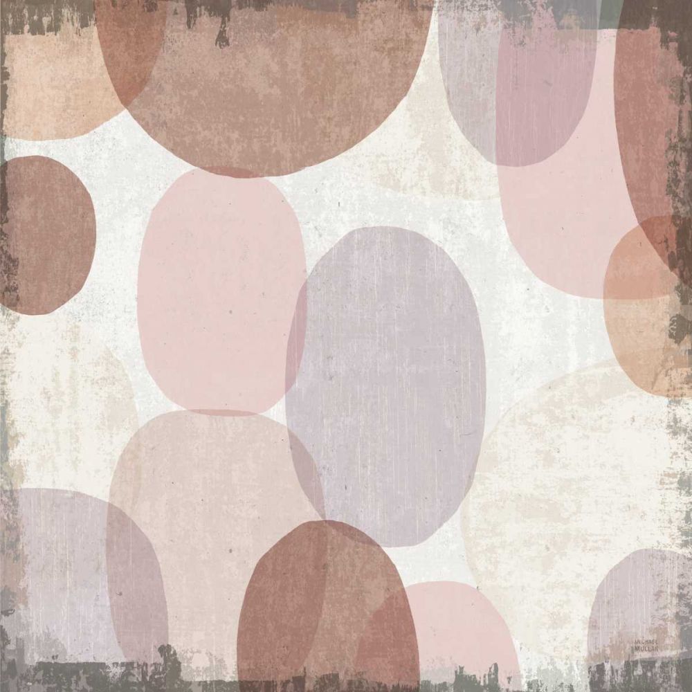 Blush Drips II art print by Michael Mullan for $57.95 CAD