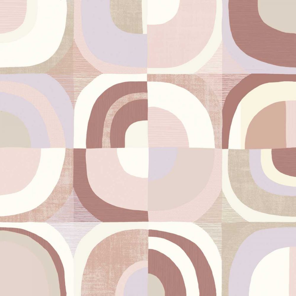 Circle Quartet Blush art print by Wild Apple Portfolio for $57.95 CAD