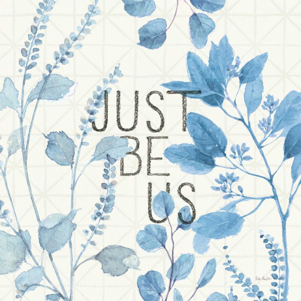 Mixed Greens LXV Blue art print by Lisa Audit for $57.95 CAD
