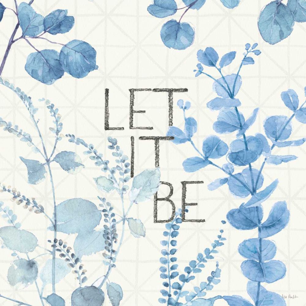Mixed Greens LXVI Blue art print by Lisa Audit for $57.95 CAD