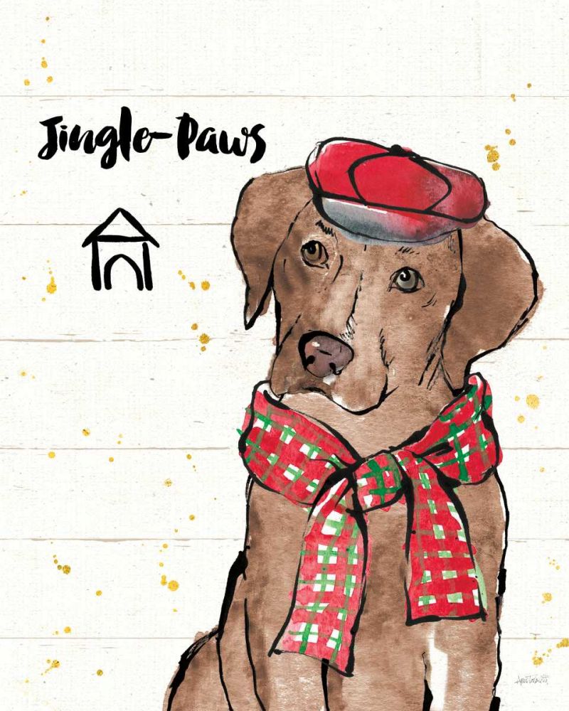 Strike a Paws II v2 Christmas Jingle Paws art print by Anne Tavoletti for $57.95 CAD