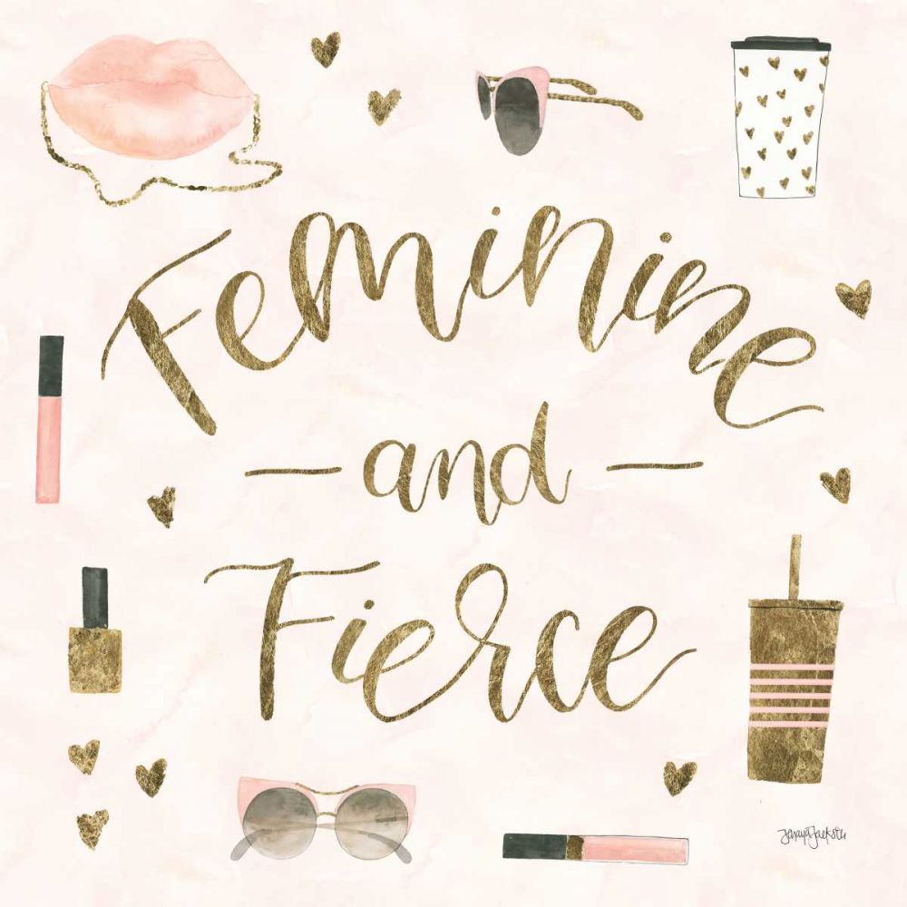 Boss Ladies VI Pink art print by Jenaya Jackson for $57.95 CAD