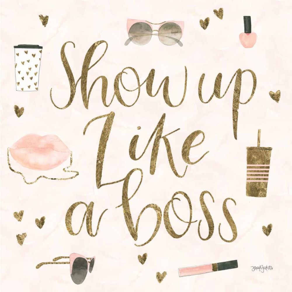 Boss Ladies VII Pink art print by Jenaya Jackson for $57.95 CAD