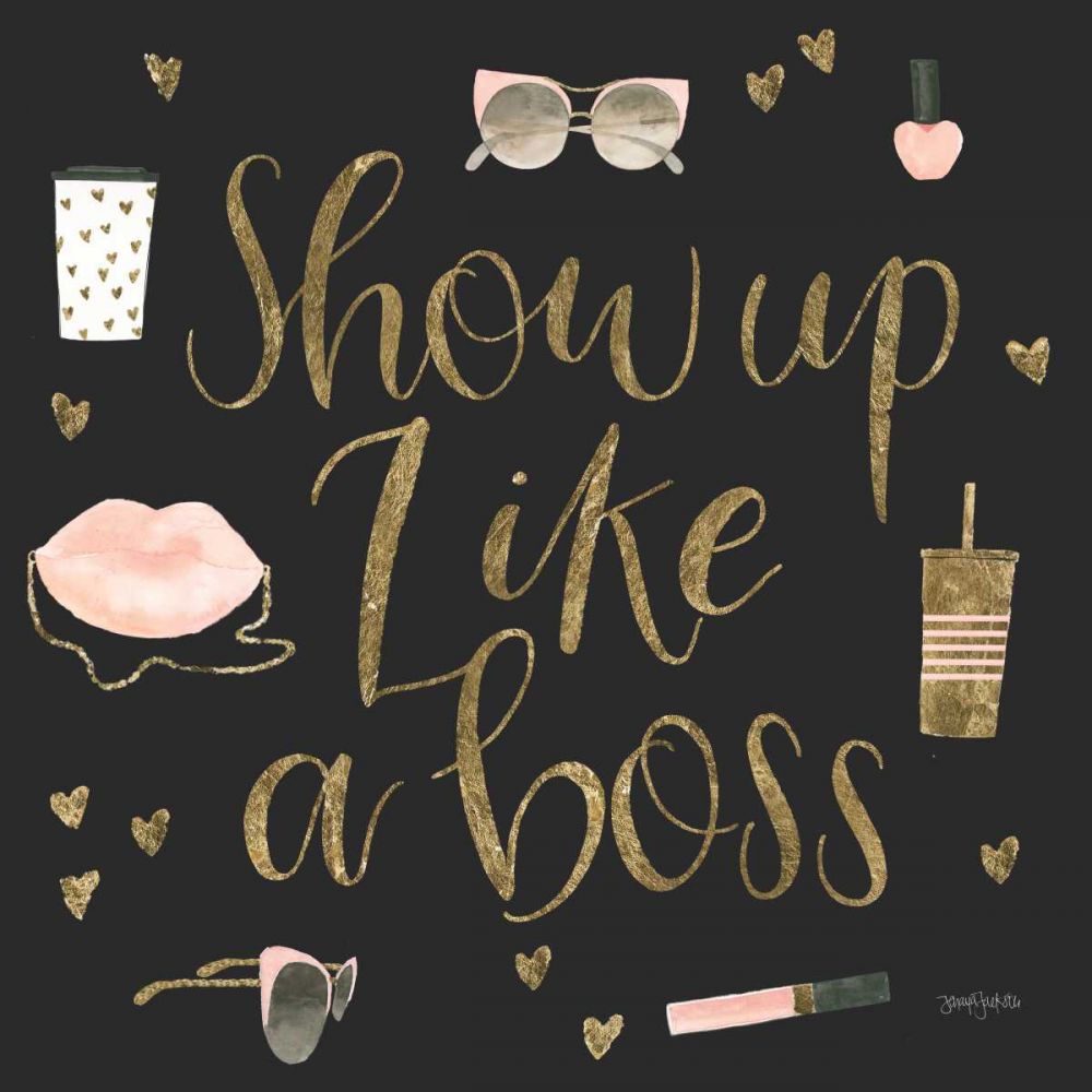 Boss Ladies VII Black art print by Jenaya Jackson for $57.95 CAD