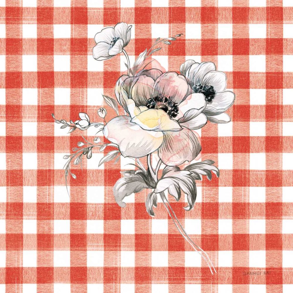 Sketchbook Garden X Red Checker art print by Danhui Nai for $57.95 CAD