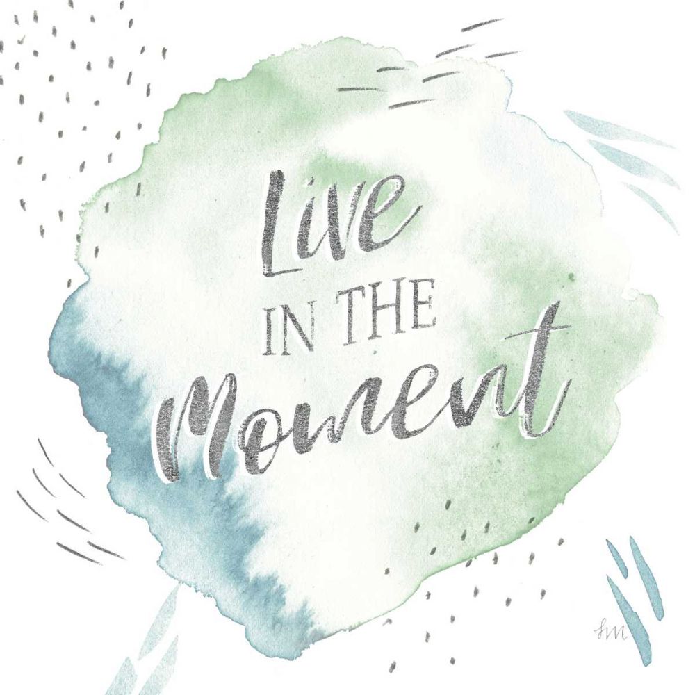 Wonderful World V Blue Green art print by Laura Marshall for $57.95 CAD