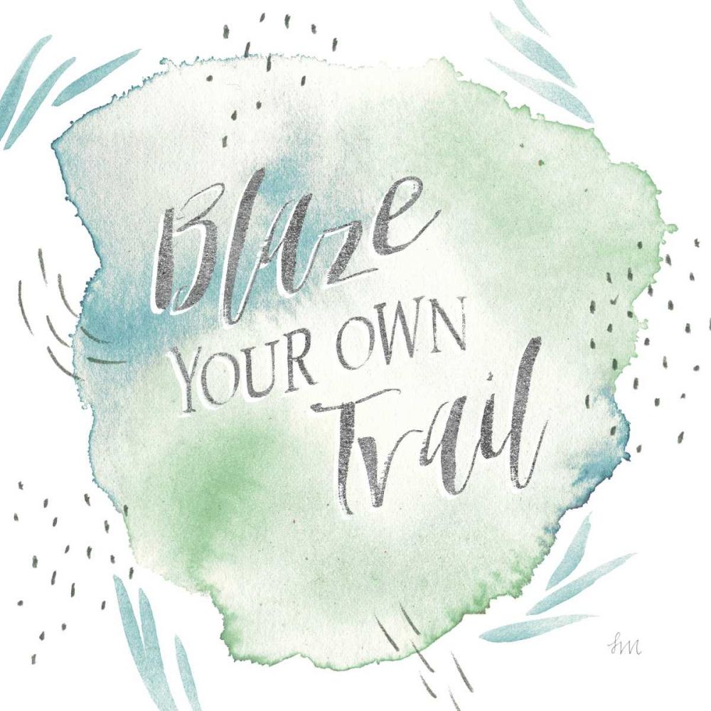 Wonderful World VII Blue Green art print by Laura Marshall for $57.95 CAD