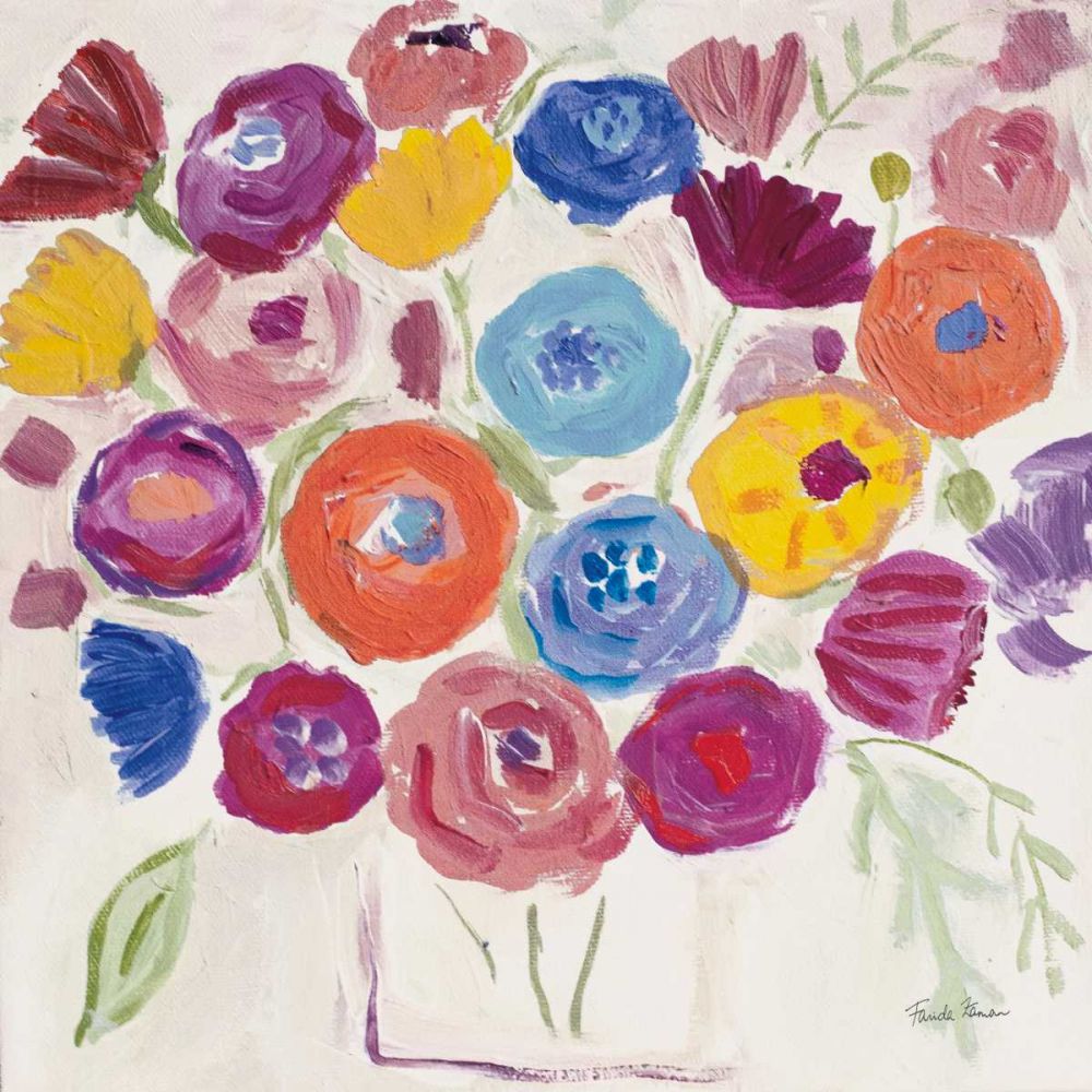 Delicate Flair II Pastel art print by Farida Zaman for $57.95 CAD