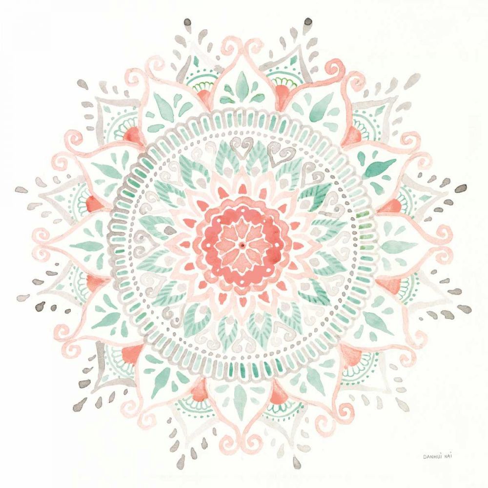 Mandala Delight I art print by Danhui Nai for $57.95 CAD