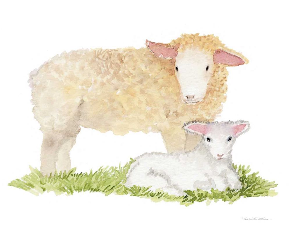 Life on the Farm Animal Element III art print by Kathleen Parr McKenna for $57.95 CAD