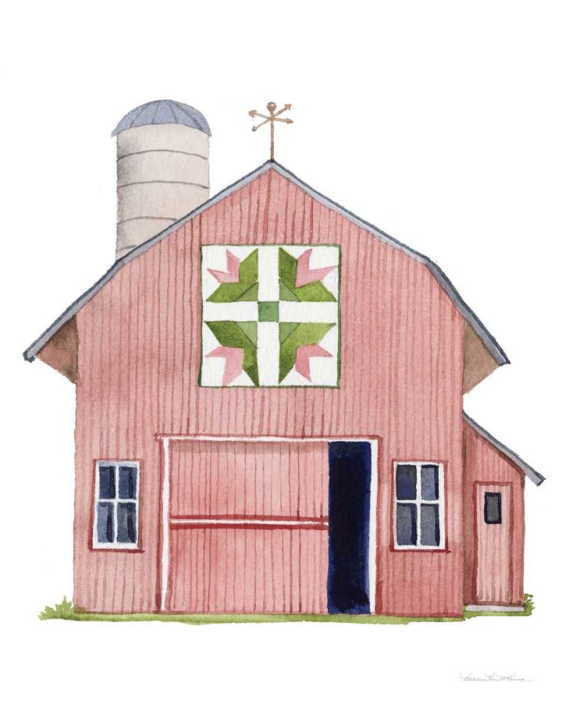 Life on the Farm Barn Element I art print by Kathleen Parr McKenna for $57.95 CAD