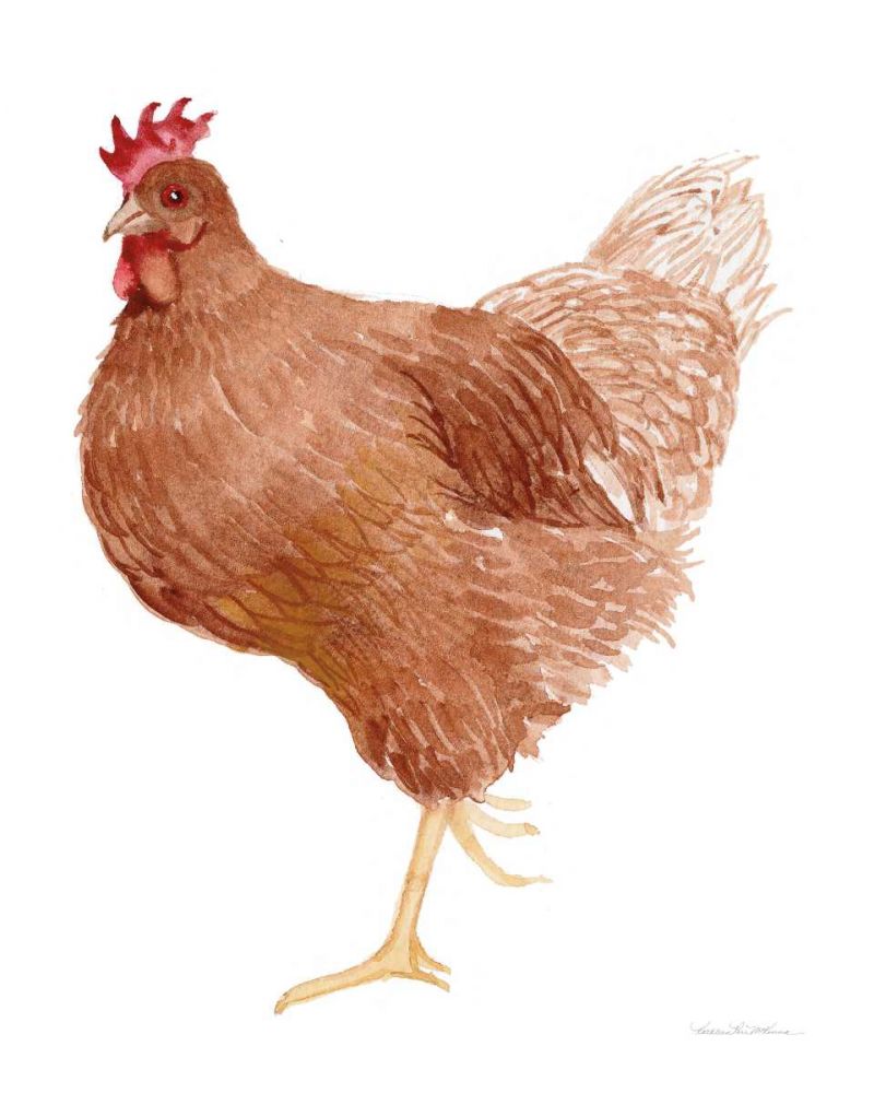 Life on the Farm Chicken Element IV art print by Kathleen Parr McKenna for $57.95 CAD